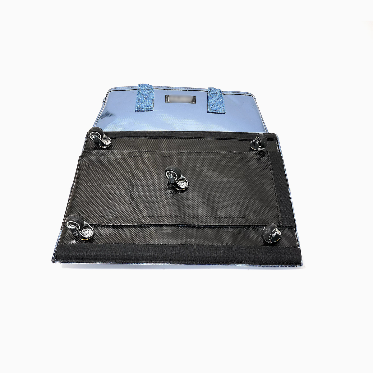 Rolling Tote Bag with Tonal Straps