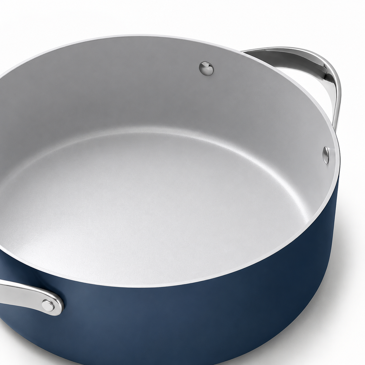 6qt Nonstick Ceramic Rondeau Pan with Lid