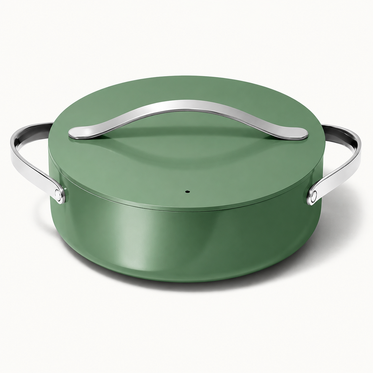 6qt Nonstick Ceramic Rondeau Pan with Lid
