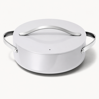 6qt Nonstick Ceramic Rondeau Pan with Lid